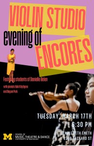 Violin Studio Evening of Encores