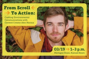 Photo of Alex Haraus in nature with Scroll to Action description