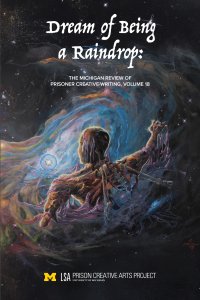 Surreal artwork shows a skeleton-like figure reaching toward a swirling nebula, with cosmic colors and dramatic lighting.