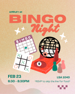 Title: aMplify #9: Bingo Night