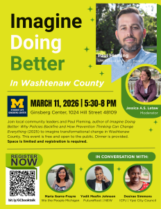 Ginsberg Center Paul Fleming Book event flyer