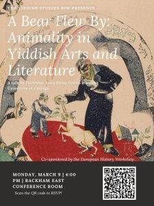 Animality in Yiddish Arts and Literature