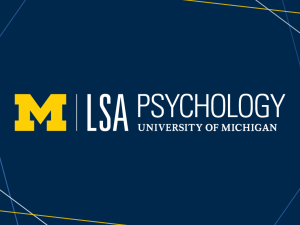 LSA Psychology, University of Michigan logo
