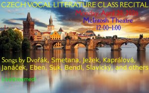 Czech Vocal Literature Class Recital