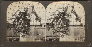 Keystone View Company. Telescope in the Lick Observatory. Circa 1910. Robert M. Vogel collection of historic images of engineering & industry, William L. Clements Library, the University of Michigan.