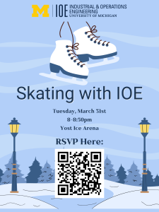 Skate with IOE poster