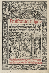 Frontispiece woodcut to Johannes Geiler von Kayersberg’s Christenlich bilgerschafft.
