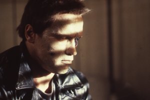 Arnold Schwarzenegger in The Terminator, 1984.