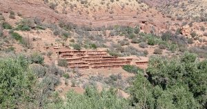 Monumental beehive, 16th century, Inzerki, Morocco. Photograph by Christiane Gruber, December 2025.