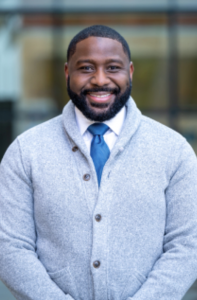 Demetri Morgan smiling