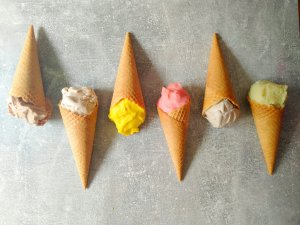 Variety of Icecream selection