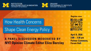 How Health Concerns Shape Clean Energy Policy: A Panel Discussion Moderated by NY Times Opinion Climate Editor Eliza Barclay