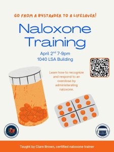 Narcan Training Event location info + QR code