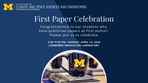 Graphic with First Paper Celebration Info