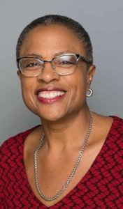 A photo of Bishop Yvette Flunder, an African-American woman