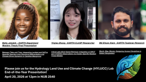 Photograph of Betty Jahateh, Yinjiao Zhong, and Md Ehsan Alam