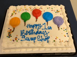 Swap Shop Birthday Party Cake