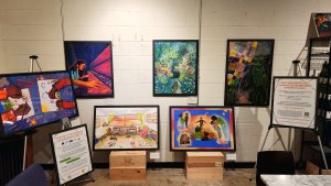 No Strings art ehibit