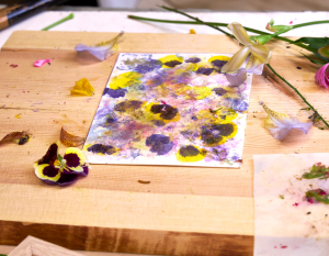 Flower Pounding Dye Transfer