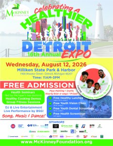 flyer for 16th Annual Healthier Detroit Expo with event details