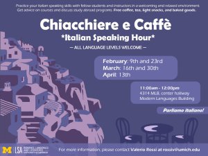 Chiacchiere e Caffé poster