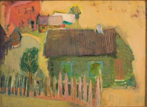 Painting of house