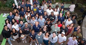 Group at a previous Ross MBA Happy Hour