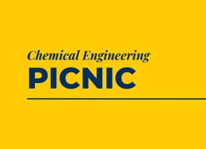 Alt text: Text that reads "Chemical Engineering Picnic"