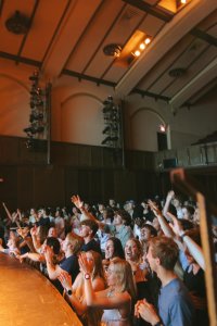 People clapping