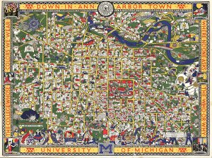 Down in Ann Arbor Town..., by Jessie Horton Koessler and Gertrude A. Strickler, 1926.