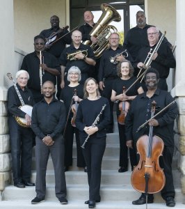 People standing with instruments