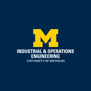 U-M IOE logo on blue background