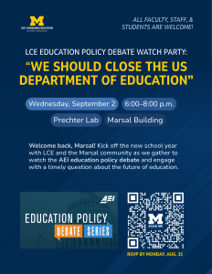 Promotional graphic for the watch party