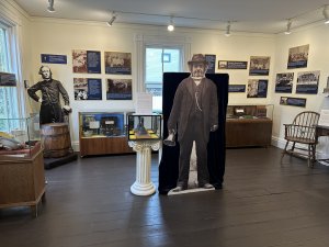 A photo of the medical history exhibit