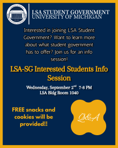 Flyer for Event