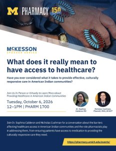 flyer for McKesson Foundation Health Equity Speaker Series: Providing Healthcare in American Indian Communities with event details