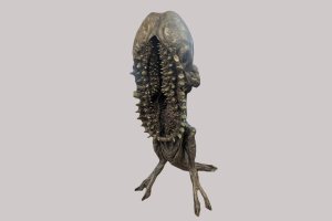 Prototype of the “Dreamcatcher” monster created for the 2003 film adaptation of Stephen King’s Dreamcatcher, from the Lawrence Kasdan Papers.
