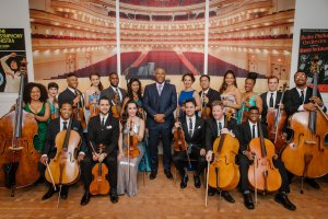 Group of African American and Latino classical musicians