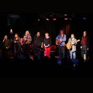 Performers singing