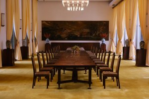 Minimalist boardroom
