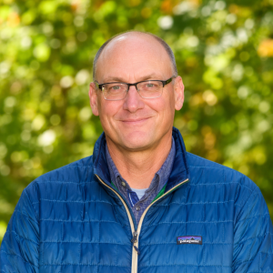 Gregg Howe in blue shirt