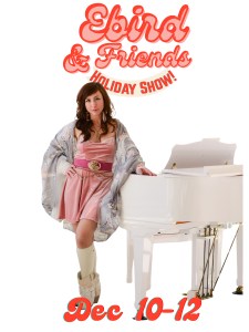 Woman standing in front of a piano