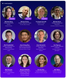 photos and descriptions of invited speakers