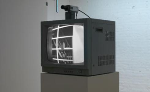 Peter Campus, Kiva, 1971, Video installation, edition 2/3, Photo courtesy of Cri