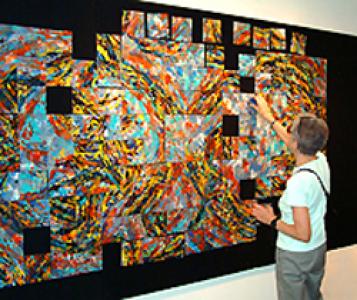 Brain Fitness PuzzleArt: Interactive Installation by Alli Berman