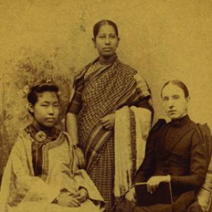 Students at the Woman's Medical College of Pennsylvania, 1892. Courtesy of Drexe
