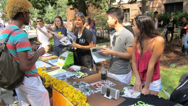 Students at Festifall