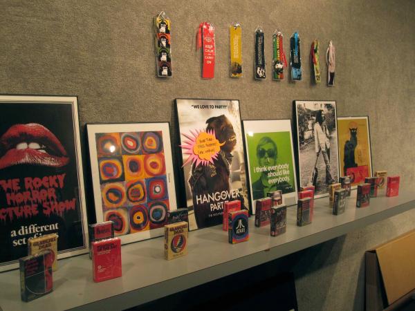 posters on display