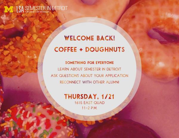 coffee + doughnuts