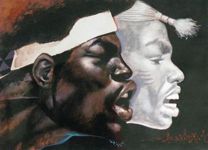 The Warrior/Yesterday Masai, Today Athlete by Jon Onye Lockard